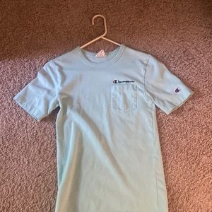 ~ Turquoise Women’s/ Men’s Champion brand shirt. ~ Size XS